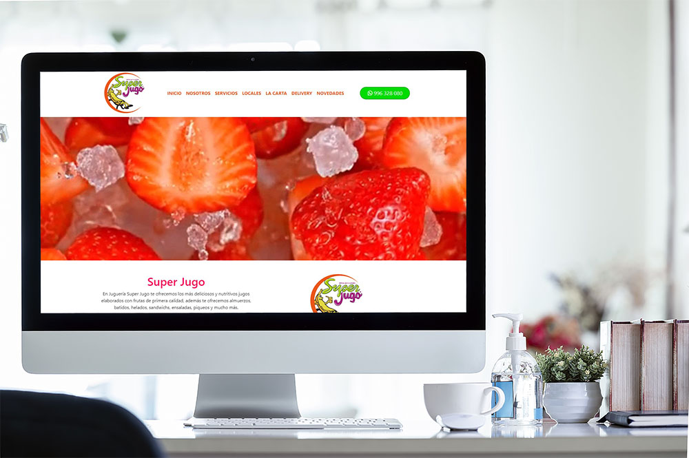 Página Web Super Jugo