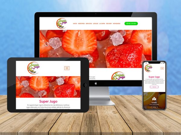 Página Web Super Jugo